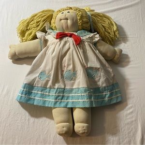 Cabbage patch Kids Dolls Toys 23” Vintage Orange hair cloth face